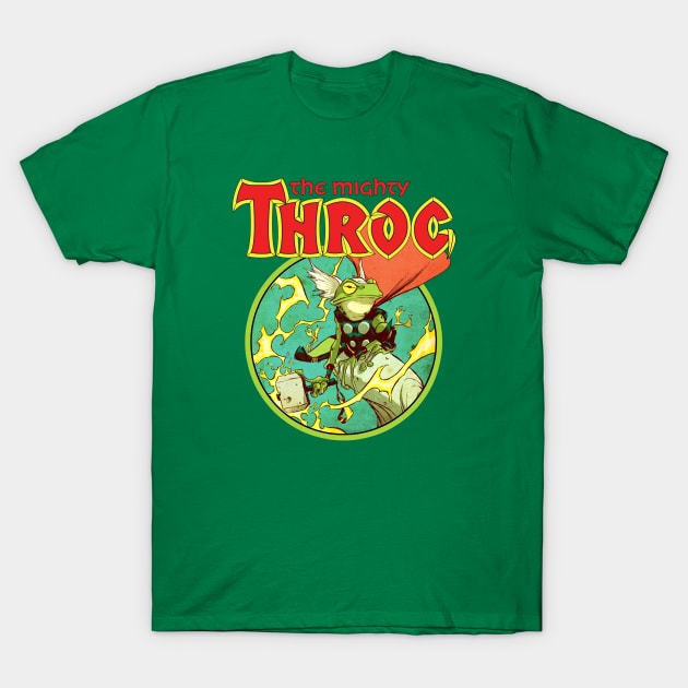 Frog of Thunder (Alt Print) T-Shirt by Nerdology